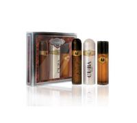 Cuba Gold Edt 100 Ml + Aftershave 100 Ml + B/Spray 200 Ml Set Regalo
