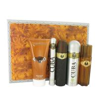 Cuba Gold Edt 100 Ml + Edt 35 Ml + Aftershave 100 Ml + B/Spray 200 Ml + S/Gel 200 Ml Set Regalo