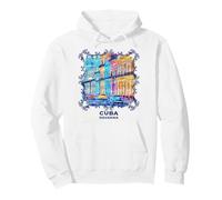 Cuba La Havane Style Colonial Voitures Classiques Souvenir Sweat à Capuche