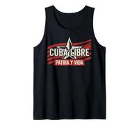 Cuba Libre Patria y Vida Étoile Vintage Vieilli Débardeur