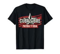 Cuba Libre Patria y Vida Étoile Vintage Vieilli T-Shirt