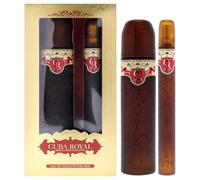 Cuba Paris Royal eau de toilette Set 100 ml + eau de toilette 35 ml pour adultes, parfum quotidien élégant, vaporisateur pratique