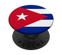 Cuba Patriotism Inspired Cuban Flag Design PopSockets PopGrip Adhésif