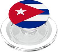Cuba Patriotism Inspired Cuban Flag Design PopSockets PopGrip pour MagSafe