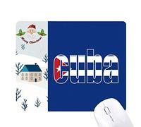 cuba pavillon nom pays cadeau de noël maison tapis de souris