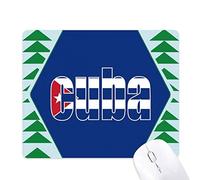 cuba pavillon nom pays tapis de souris green pine tree tapis en caoutchouc