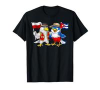 Cuba Pologne Racines Drapeau Cubain Fier Héritage Polonais T-Shirt