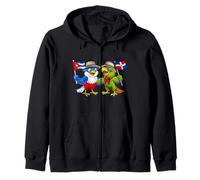 Cuba République Dominicaine Drapeau Fier héritage cubain Sweat à Capuche