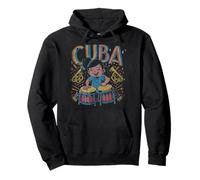 Cuba Robe T-Shirt Fille Cubaine Fleurs Tropicales Héritage Sweat à Capuche