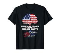Cuba Roots American Grown Cuban Roots Republic of Cuba T-Shirt