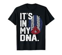 Cuba Roots Drapeau Empreinte Digitale Patriotique T-Shirt