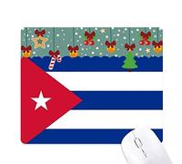 cuba, symbole du drapeau national de l'amérique du nord pays marque modèle tapis de souris en jeu - office mat noël
