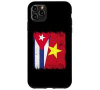 Cuba Vietnam Demi Drapeau cubain Vietnamien Histoire Coque pour iPhone 11 Pro Max