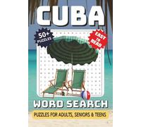 Cuba Word Search Puzzle Book: Word Searches with Easy to Read Print, Cuba Word Themed, Havana, Beaches, Music and More | 6x9 inches, 112 pages | 50+ ... Great Gift, Vacations, Holidays and Free Time