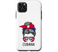 Cuban Cubana Girl Cuban Heritage Cuba Flag Coque pour iPhone 11 Pro Max
