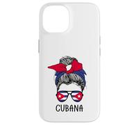 Cuban Cubana Girl Cuban Heritage Cuba Flag Coque pour iPhone 14