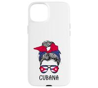 Cuban Cubana Girl Cuban Heritage Cuba Flag Coque pour iPhone 15 Plus