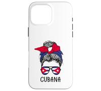 Cuban Cubana Girl Cuban Heritage Cuba Flag Coque pour iPhone 16 Pro Max