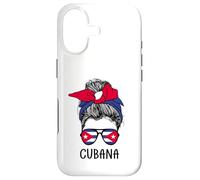Cuban Cubana Girl Cuban Heritage Cuba Flag Coque pour iPhone 17