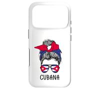 Cuban Cubana Girl Cuban Heritage Cuba Flag Coque pour iPhone 17 Pro