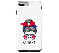 Cuban Cubana Girl Cuban Heritage Cuba Flag Coque pour iPhone 7 Plus/8 Plus