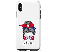 Cuban Cubana Girl Cuban Heritage Cuba Flag Coque pour iPhone XS Max
