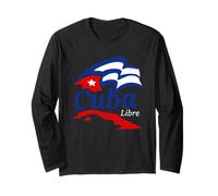 Cuban Flag Caribbean Island Tropical Vacation Gift Manche Longue