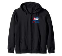 Cuban Flag Cuba Design Miami Spanish Cuban Sweat à Capuche