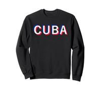 Cuban Flag Cuba Havana Caribbean Vacation Spanish Sweatshirt