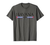 Cuban Flag Cuba Havana Caribbean Vacation T-Shirt