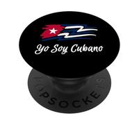 Cuban Flag Cuba Miami Spanish Cubano PopSockets PopGrip Adhésif