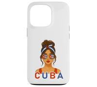 Cuban Girl Cuba Flag Cuban Girlfriend Wife Coque pour iPhone 13 Pro