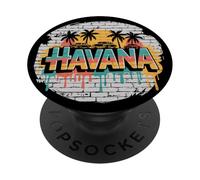 Cuban Havana Cuba Miami Spanish Cuban Roots PopSockets PopGrip Adhésif