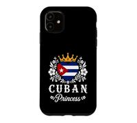 Cuban Princess Cuba Flag Proud Cuban Girl Coque pour iPhone 11