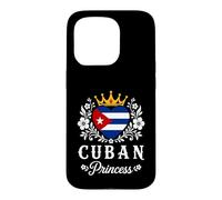 Cuban Princess Cuba Flag Proud Cuban Girl Coque pour iPhone 15 Pro