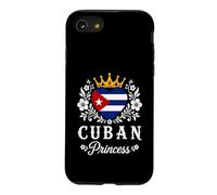 Cuban Princess Cuba Flag Proud Cuban Girl Coque pour iPhone SE (2020) / 7/8