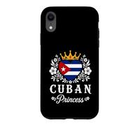 Cuban Princess Cuba Flag Proud Cuban Girl Coque pour iPhone XR