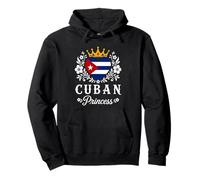 Cuban Princess Cuba Flag Proud Cuban Girl Sweat à Capuche