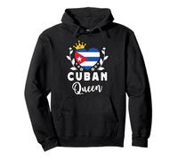 Cuban Queen Cuba Flag Proud Cuban Woman Sweat à Capuche