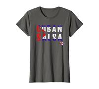 Cuban Salsa - Danse & Danseurs Salsa T-Shirt, Femme, Asphalte, L