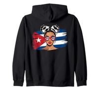 Cubanita, Fille cubaine, Mois du Patrimoine hispanique, Drapeau de Cuba, Femmes Sweat à Capuche