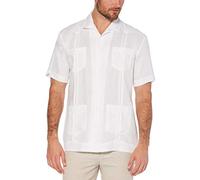 Cubavera - Chemise boutonnée - Solid - Manches Courtes Homme - Blanc - Small