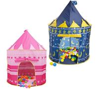 CUBBY Tente pour enfant en forme de château Bleu