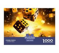 Cube 1000 Pièces 3D Puzzle Adulte Jouet Amusant Jeu Intellectuel Décoration de la Maison Jeu Éducatif Soulagement du Stress Jouet Défi Éducatif 1000 Pièces (75x50cm)