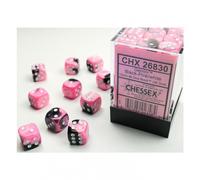 Cube - 12 Mm - Gemini Noir-Rose/Blanc (Ensemble De Cubes 36 X W6)