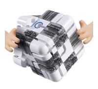 Cube 3D Maze : de développement précoce, puzzle attrayant pour stimuler le cerveau | Cube de labyrinthe 3D interactif avec attributs éducatifs, améliore la conscience spatiale et stylo