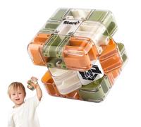 Cube À Billes Roulantes, Labyrinthe 3D À Billes Roulantes, Grand Cube-Puzzle Labyrinthe 3D, Casse-tête, 3x3, Cadeau pour Développer La Concentration Et La Résolution De Problèmes