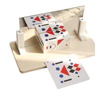 Cube à Faces Changeantes - Cube Géométrique 3D Éducatif - Blocs Modulables Interactifs pour Développer la Motricité Fine et l'Apprentissage Logique