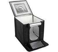 Cube à lumière Mini studio photo 40 cm - STARBLITZ - 120 LED - 4 fonds - 2 perspectives