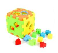 Cube Abacus Pour Enfants, Blocs De Cube Alphabet Animal, Briques Géométriques Assorties, Jouet D'entraînement Intellectuel